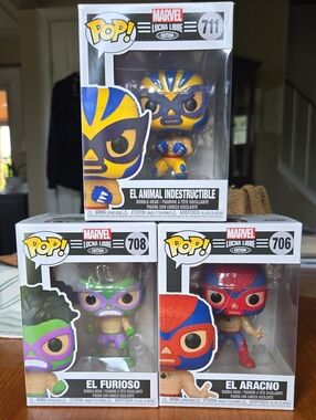 Marvel Lucha Libre Pop! Vinyl Trio
